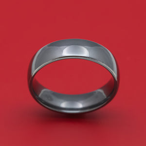 Darkened Tantalum Classic Style Ring