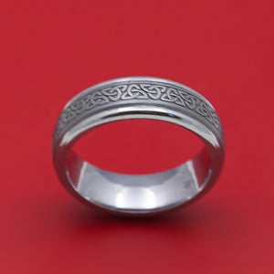 Tantalum Ring with Celtic Love Knot Design