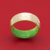 14K Gold and Juma Sleeve Ring Custom Made Band