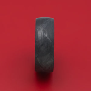 Forged Carbon Fiber and Juma Sleeve Ring Custom Made Band