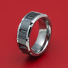 Tungsten Two-Tone Grooved Ring or Wedding Band