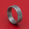 Tantalum Ring With Celtic Knot Pattern Custom Band