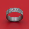 Tantalum Ring With Celtic Knot Pattern Custom Band
