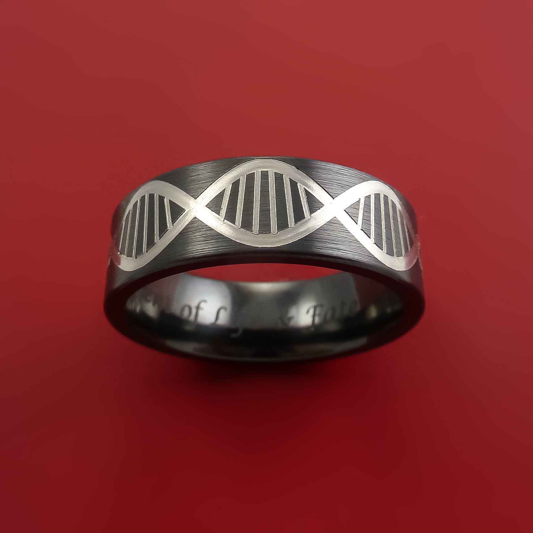 DNA ring in 14K solid gold – sciencejewelry1824