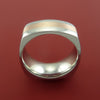 Cobalt Chrome Ring with 14k Rose Gold Inlay Custom Made Band