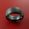 Wide Black Zirconium Ring Custom Made Band