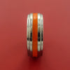 Titanium Ring with Cerakote Inlay Custom Made Band