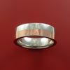 Cobalt Chrome Ring with Copper Inlay Custom Made Band