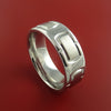 Cobalt Chrome Unique Brick Ring Bright Comfortable Ring Made to Any Sizing and Finish 3-22