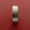 Platinum and Titanium Wedding Ring Custom Made Band Any Finish and Sizing from 3-22