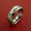 Hammered Titanium Ring Custom Made Band