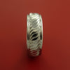 Cobalt Chrome Ring with Coil Twist Milled Design Inlay Custom Made Band