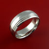 Cobalt Chrome Wedding Band Engagement Ring Made to Any Sizing and Finish 3-22