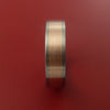 Rose Gold and Titanium Wide Band Any Finish and Size