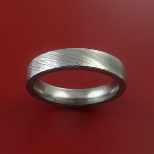 Damascus Steel Ring Wedding Band Genuine Craftsmanship