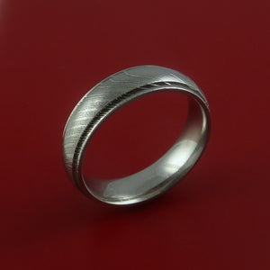 Damascus Steel Ring Custom Made Band