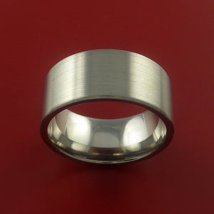 Titanium Classic Wedding Band Engagement Ring Made to Any Sizing and Finish 3-22