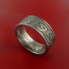 Titanium Ring with Infinity Milled Celtic Design Inlay Custom Made Band
