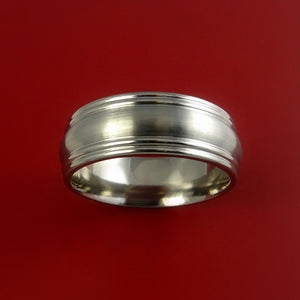 Titanium Wedding Band Engagement Ring CLASSIC Made Any Sizing and Finish 3-22