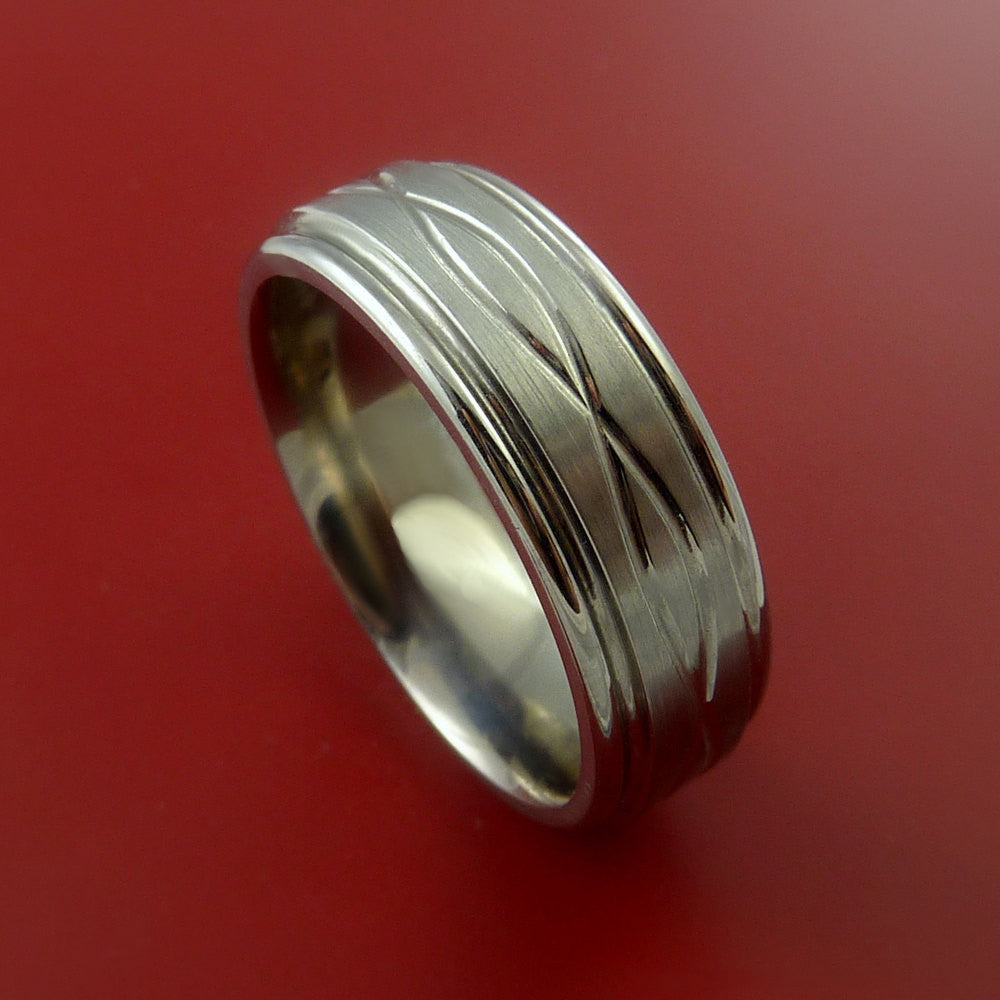 Titanium Celtic Band Infinity Symbolic Wedding Ring Custom Made