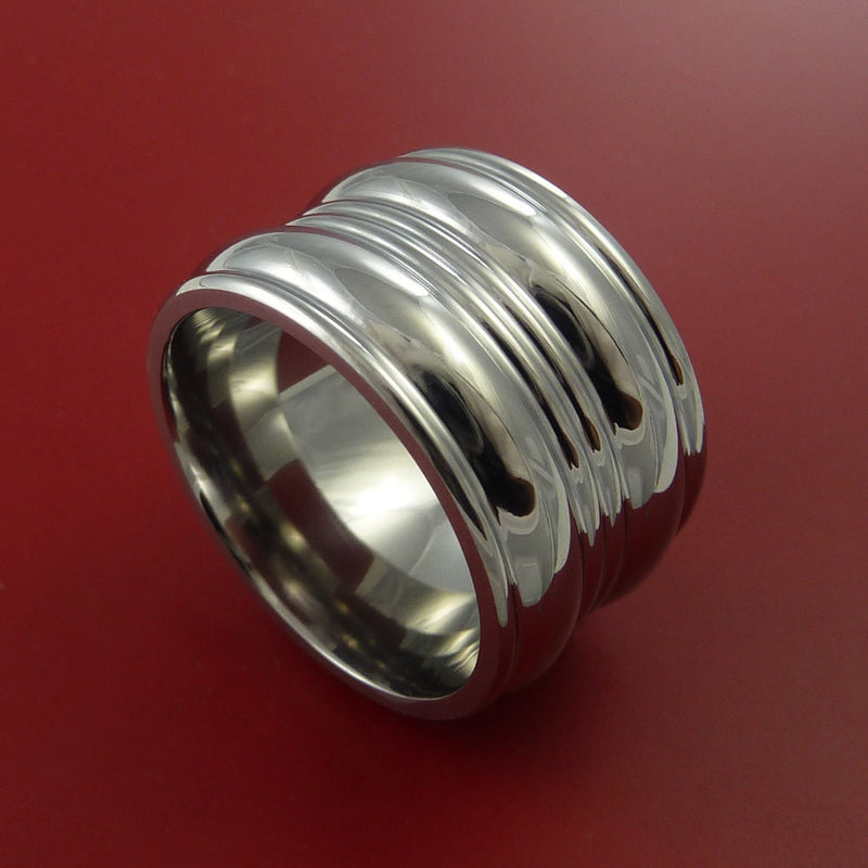 Extra Wide Titanium Ring Custom Made Band