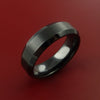 Black Ceramic Ring Custom Made Band