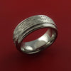 Titanium Ring Basket Weave Textured Band Made to Any Sizing and Finish 3-22