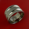 Titanium Extra Wide Modern Style Band Fashion Ring Made to Any Sizing 3 to 22