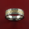 Titanium Ring with  Inlay Custom Made Band