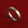 Titanium 14K Yellow Gold Narrow Custom Made Band Any Finish and Sizing