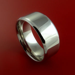 Wide Cobalt Chrome Ring Custom Made Band