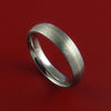White Gold and Titanium Ring Custom Made Band Any Finish and Sizing from 3-22